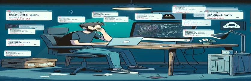 Menyelesaikan Ralat Rangkaian Gremlin Selepas Menaik taraf kepada Node.js 23