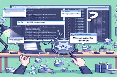Resolving OleDbConnection Error in Visual Studio: Troubleshooting Missing Assembly References