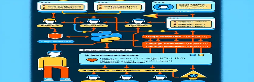 Model de utilizator personalizat Django: gestionarea constrângerilor unice de nume de utilizator