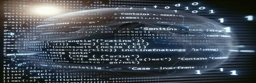 C#-ലെ കേസ് സെൻസിറ്റീവ് 'അടങ്ങുന്നു' രീതി