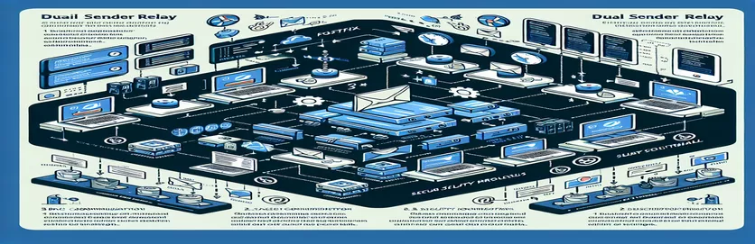 تكوين ترحيل البريد الإلكتروني للمرسل المزدوج في Postfix