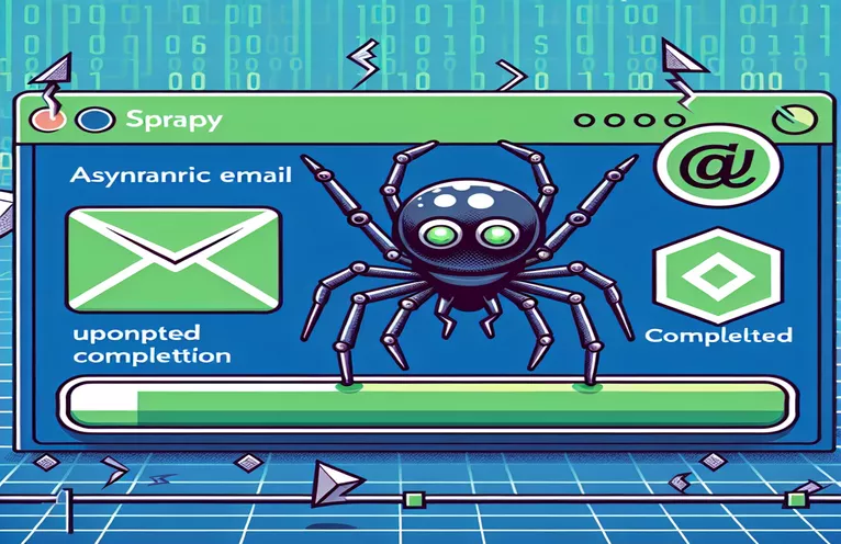 Managing In-Progress Email Sending in Scrapy After Spider Finish