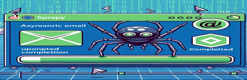 Az aszinkron e-mail-küldés kezelése Scrapy-ben Spider befejezésekor