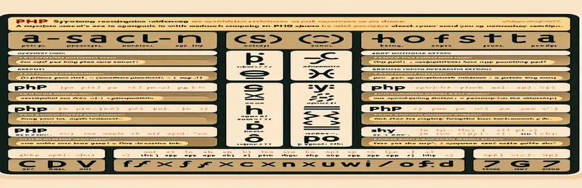 PHP Syntax Reference Guide: Symbol Interpretation