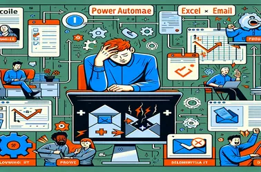 Como resolver o problema de e-mail do Excel do Power Automate