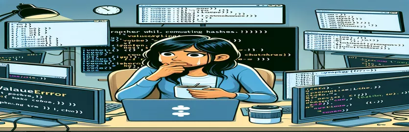 Lösa ValueError i Rclone Python: Uppackningsfel vid beräkning av hash