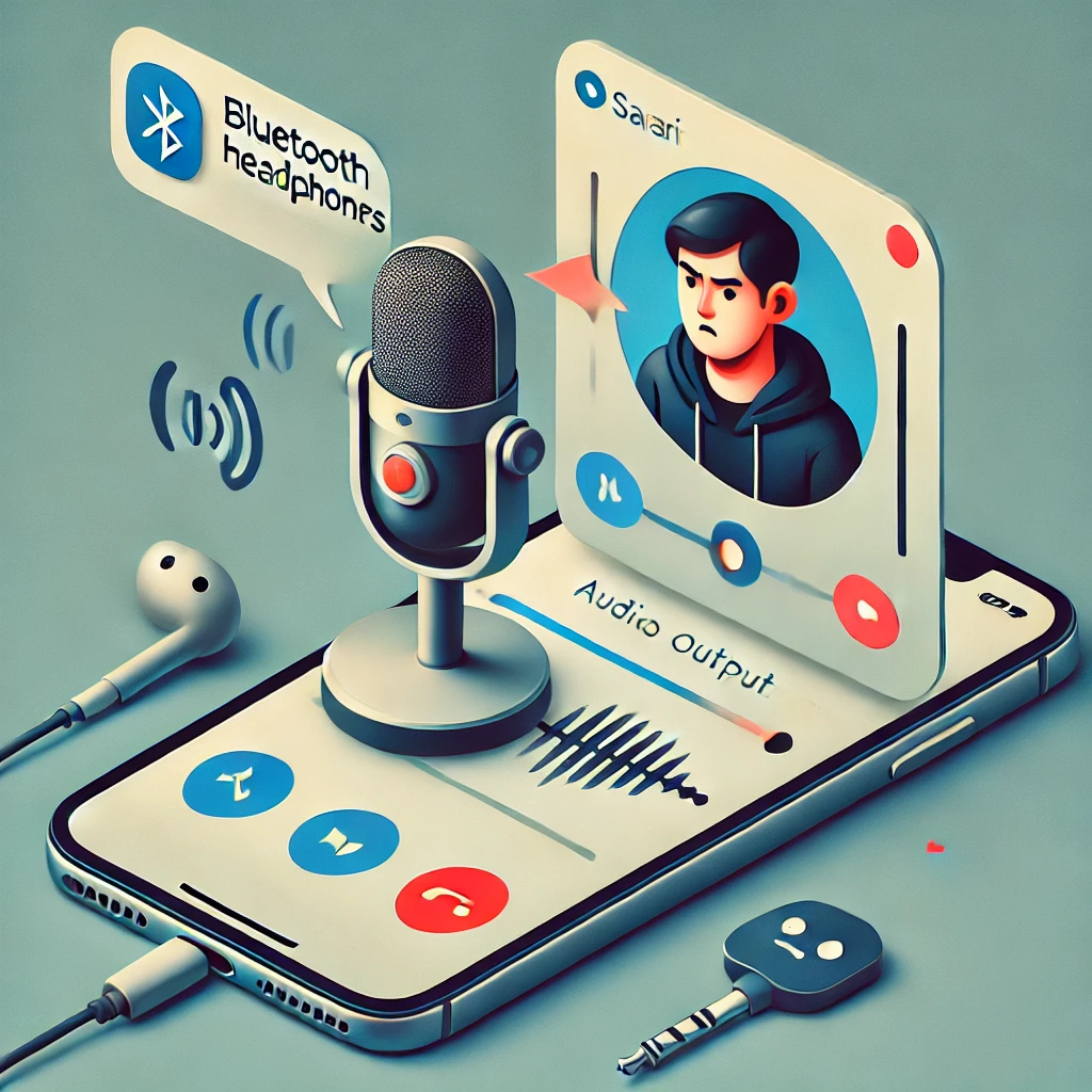 使用getusermedia（）时，ios safari强迫扬声器的音频输出