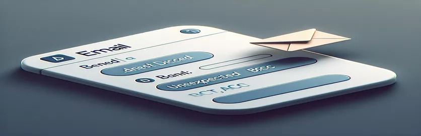 Gmail API کے ذریعے بھیجی گئی ای میلز میں غیر متوقع BCC