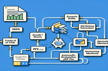 Автоматизация распространения и связывания PDF-файлов в Google Sheets