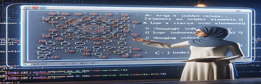 Porozumění hodnotám indexu v Pythonových smyčkách