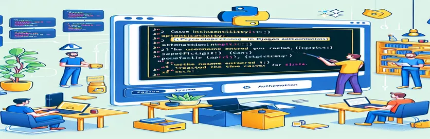 Umgang mit Groß-/Kleinschreibung bei der Django-Authentifizierung