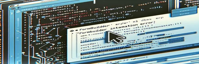 Rezolvarea erorii de inițializare Angular 18 „FormBuilder” în formularele reactive