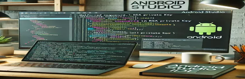 PEMException opgelost: verkeerde volgorde van RSA-privésleutel in Android Studio