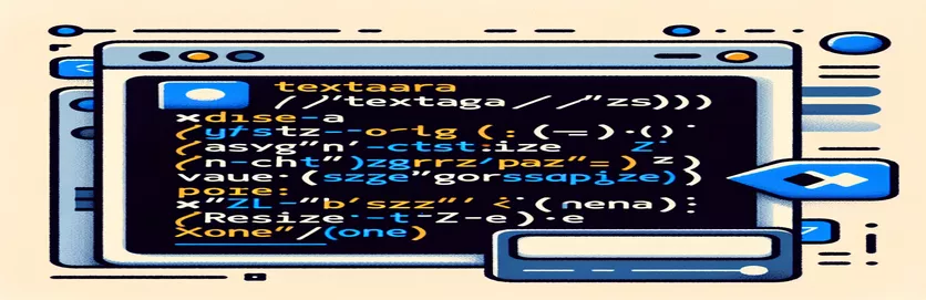 How to Stop an HTML Textarea from Resizing