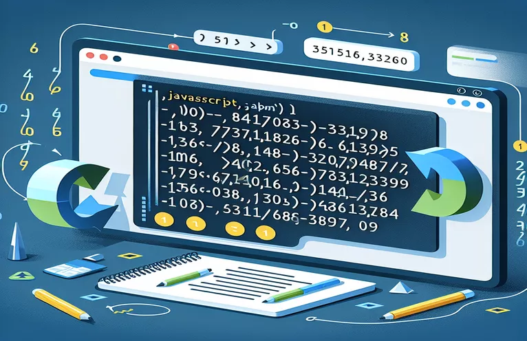 An explanation of the randomization problem that is causing the second JavaScript loop to repeat the same numbers