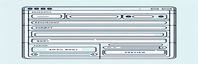 Création de fonctionnalités de corps d'e-mail dans un seul fichier HTML