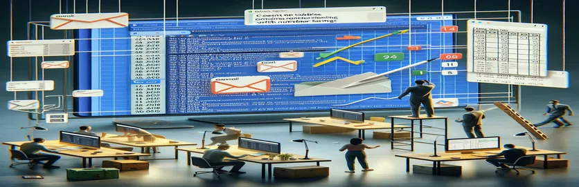 E-mailtabellen verbeteren met getalopmaak in het app-script van Google Spreadsheets