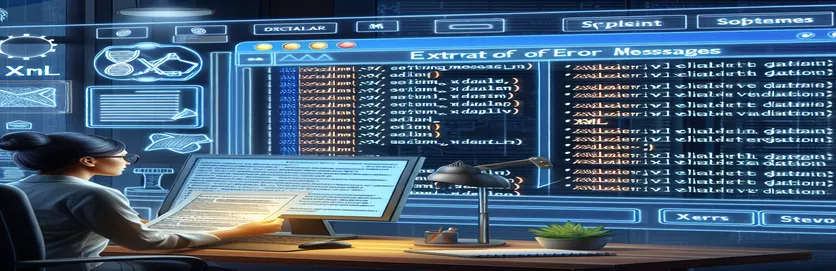 Extraction des messages d'erreur en dehors de Java StackTrace pour la validation XML