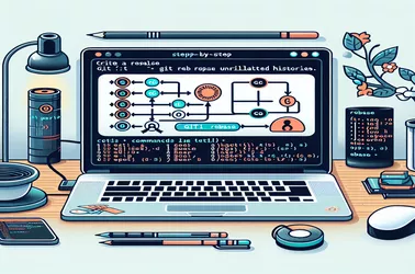 Como resolver erro de históricos não relacionados do Git Rebase