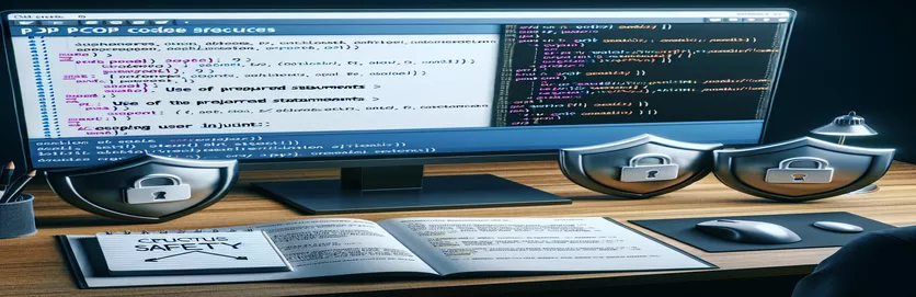 PHP માં એસક્યુએલ ઇન્જેક્શનને અટકાવવું: શ્રેષ્ઠ પદ્ધતિઓ અને તકનીકો