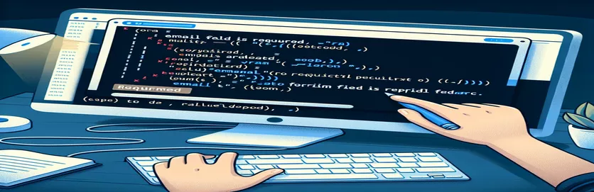 Desafío de validación de formularios de Laravel: solución del error El campo de correo electrónico es obligatorio