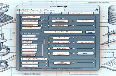 Cum să configurați setarea POST în JMeter pentru adresele de e-mail și să gestionați parolele nevalide