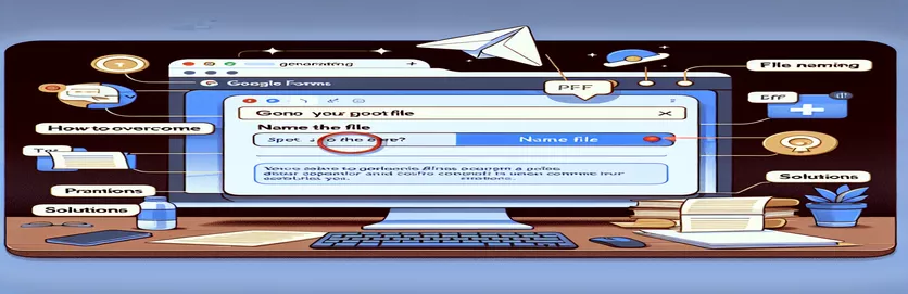 Rozwiązywanie problemów z nazewnictwem plików PDF w Formularzach Google