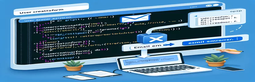 Django میں UserCreationForm ای میل فیلڈ کی خرابی کو حل کرنا