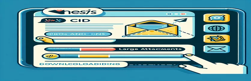 Probleem met NestJS-e-mail-CID met grote bijlagen