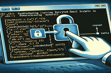 PowerShell में एन्क्रिप्टेड ईमेल स्क्रिप्ट समस्याओं का निवारण