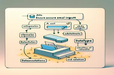 Asigurarea introducerii corecte a e-mailului cu DataAnnotations și DataType Attributes