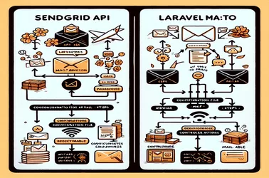 Сравнение использования SendGrid API и Laravel Mail::to() для отправки электронных писем