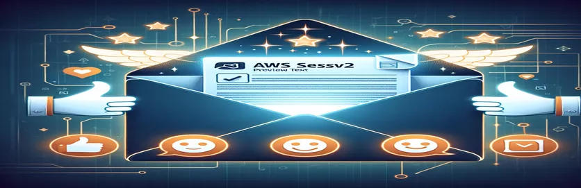 AWS SES-v2로 이메일 참여 강화: 제목 줄의 텍스트 미리 보기