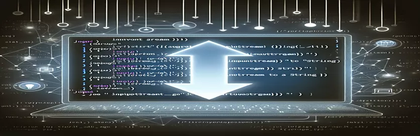 Conversión de InputStream a String en Java