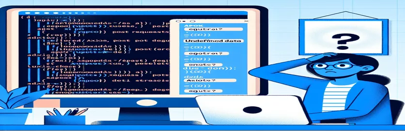Reazione agli errori post-richiesta Axios: comprensione dei problemi relativi ai dati non definiti