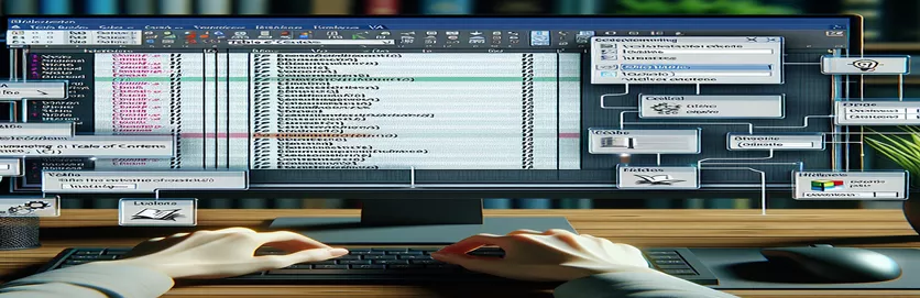 Opanowanie makr VBA: niestandardowy spis treści w programie Word