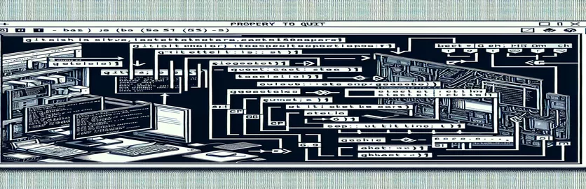 Bash ターミナルで Git を適切に終了するためのガイド