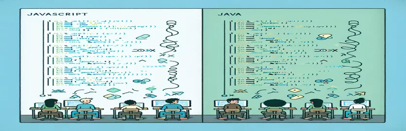 Comparing JavaScript's Iterating Over Arrays to Java