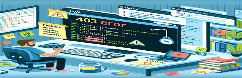 Java: Behebung des 403-Fehlers nach erfolgreicher Anmeldung bei Spring Security