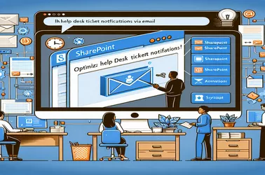 Optimalisering av SharePoint for Help Desk-billettvarsler via e-post
