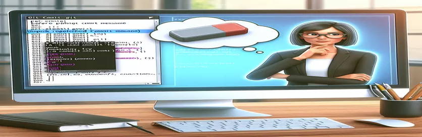 Neišstumtų „Git Commit“ pranešimų redagavimas