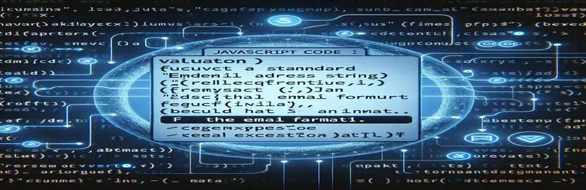 Creazione di un validatore JavaScript per formati di posta elettronica standard