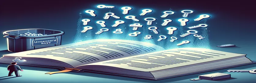 Effektiv fjerning av nøkler fra Python Dictionaries