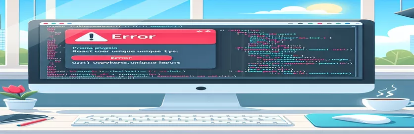 Giải quyết lỗi plugin Prisma bằng React: Vấn đề về loại UserWhereUniqueInput
