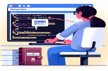 Dostosowywanie uprawnień formularza Google za pośrednictwem interfejsu API