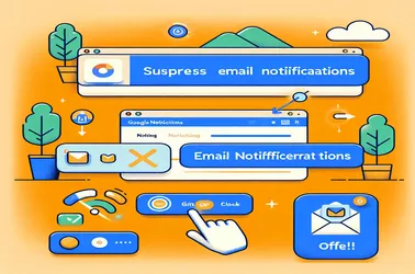 Come sopprimere le notifiche email di Google Apps Script