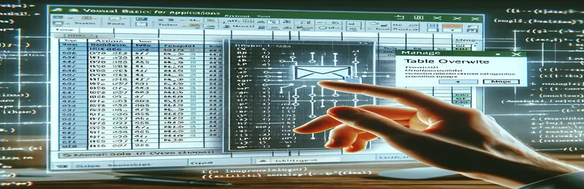 Az Excel–e-mail integráció automatizálása VBA-val: Táblázatok felülírásainak kezelése