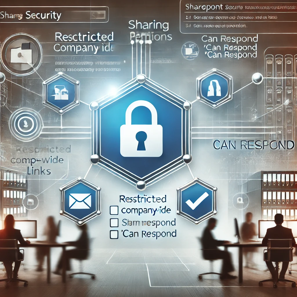 कंपनी-वाइड लिंक को प्रतिबंधित करते हुए SharePoint सूची रूपों का प्रबंधन करना