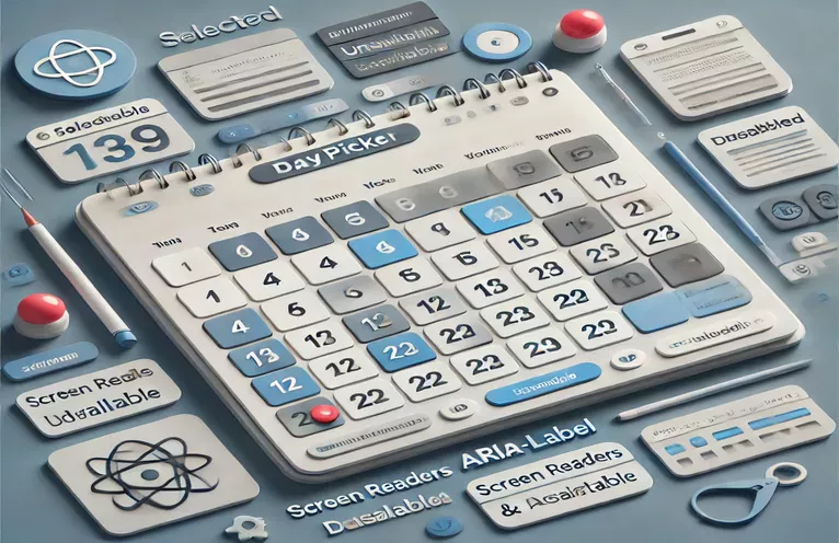Як використовувати React для легкого додавання доступних міток ARIA до DayPicker
