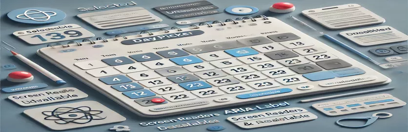 Jak używać React, aby łatwo dodawać dostępne etykiety ARIA do DayPicker